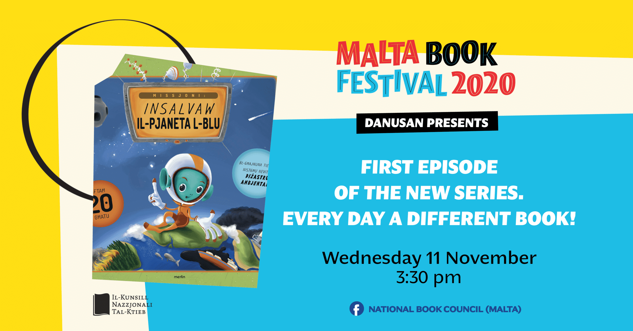 Insalvaw il-Pjaneta l-Blu &#8211; First episode of the new series by Danusan: every day a different book! &#8211; NBC