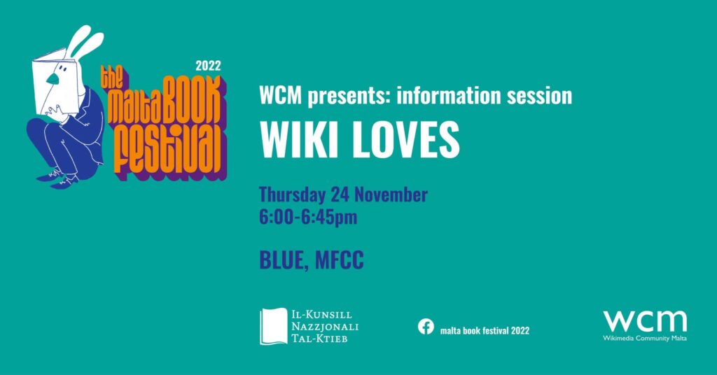 Wiki Loves &#8211; Information Session &#8211; Wikimedia Community Malta (WCM) &#8211; Blue Hall (MT/EN)
