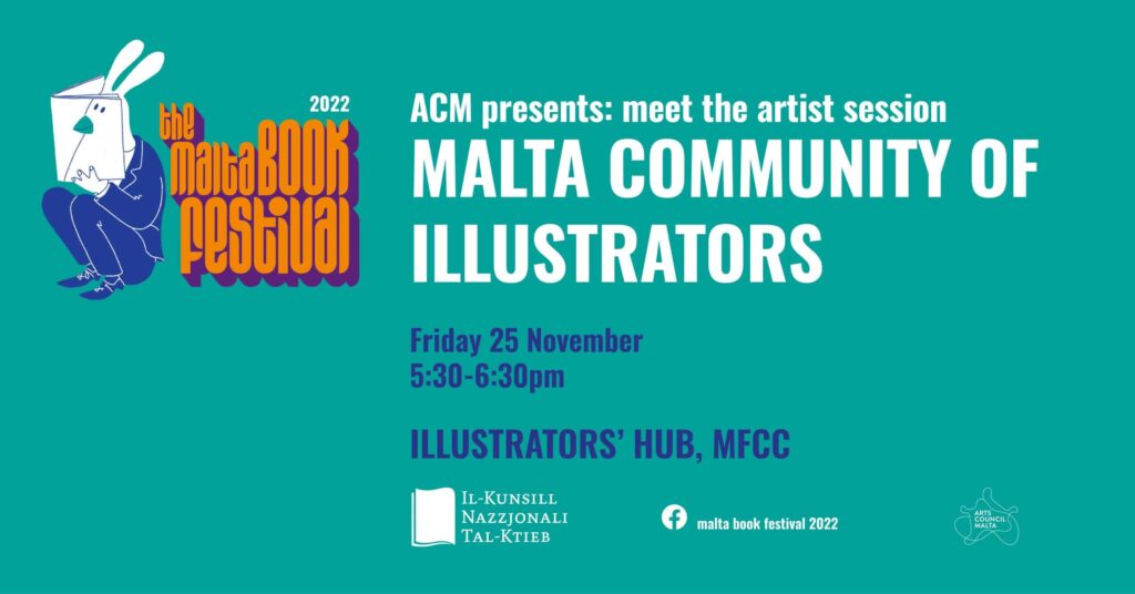 Sessjoni Iltaqa&#8217; mal-Artist mal-Komunità Maltija tal-Illustraturi &#8211; Il-Kunsill Malti għall-Arti &#8211; Illustrators’ Hub (EN)