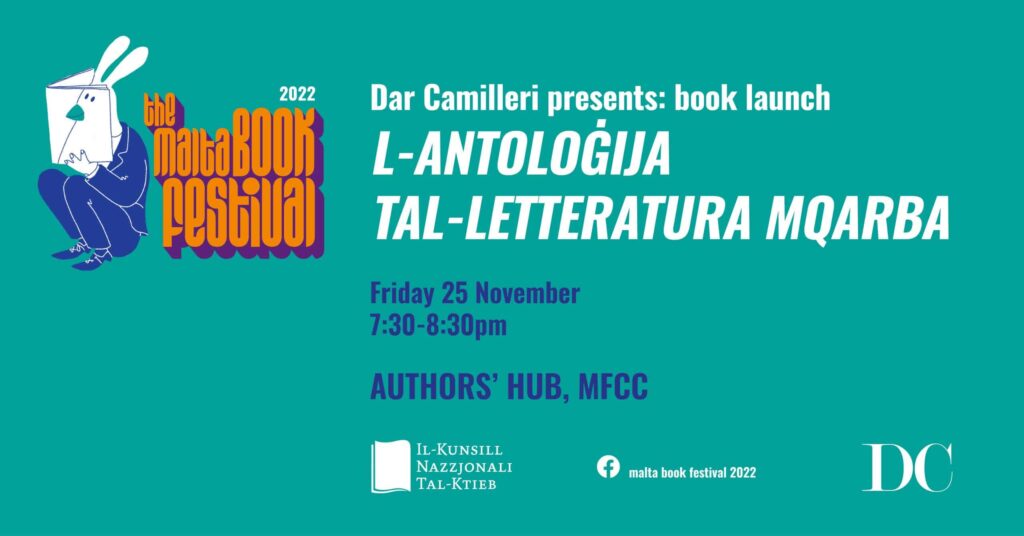 Tnedija ta’ ktieb: L-Antoloġija tal-Letteratura Mqarba &#8211; Dar Camilleri &#8211; Authors’ Hub (MT)