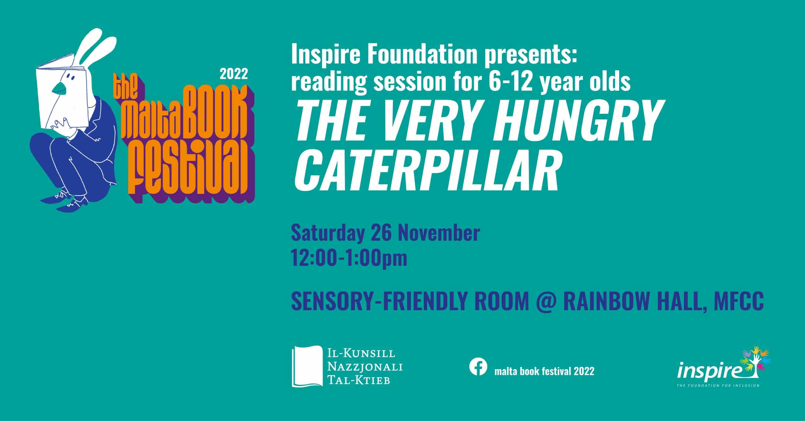 The Very Hungry Caterpillar (6 sa 12-il sena) &#8211; Fondazzjoni Inspire &#8211; Sensory Friendly Room @ Rainbow Hall (EN)