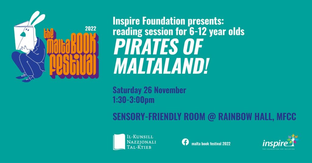 Pirates of Maltaland!  (6 sa 12-il sena) &#8211; Fondazzjoni Inspire &#8211; Sensory Friendly Room @ Rainbow Hall (EN)