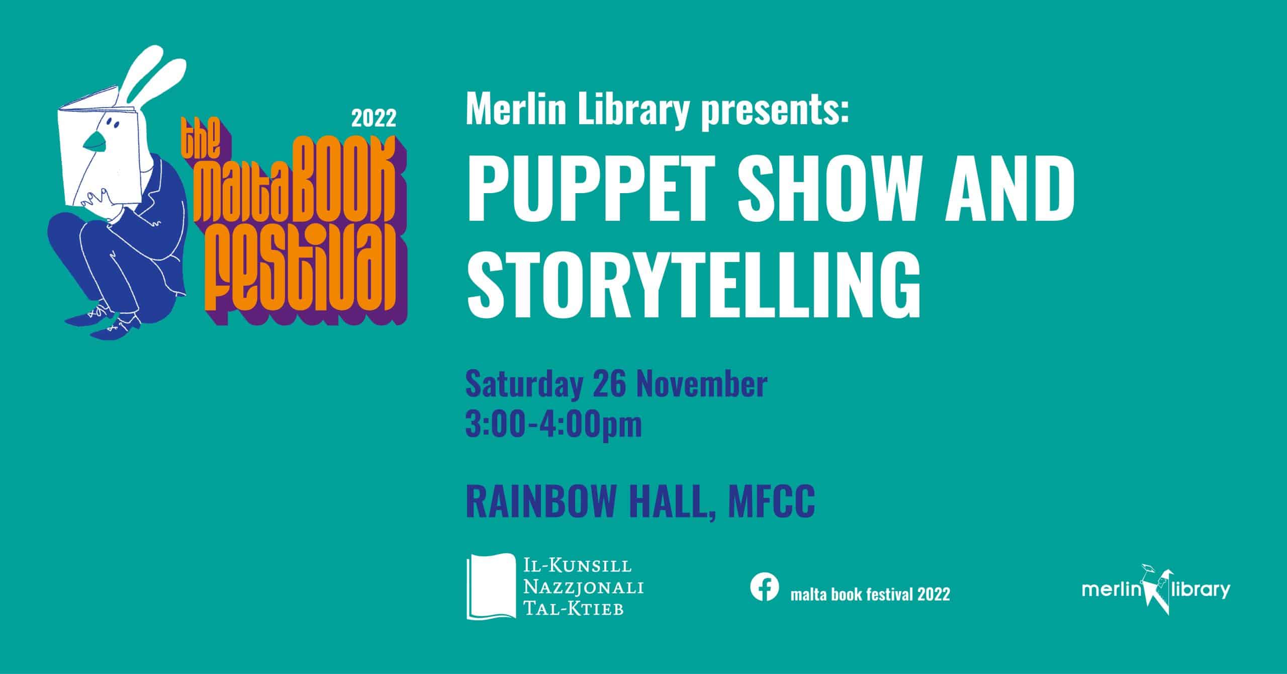 Puppet show and storytelling &#8211; Merlin Library &#8211; Rainbow Hall (MT)