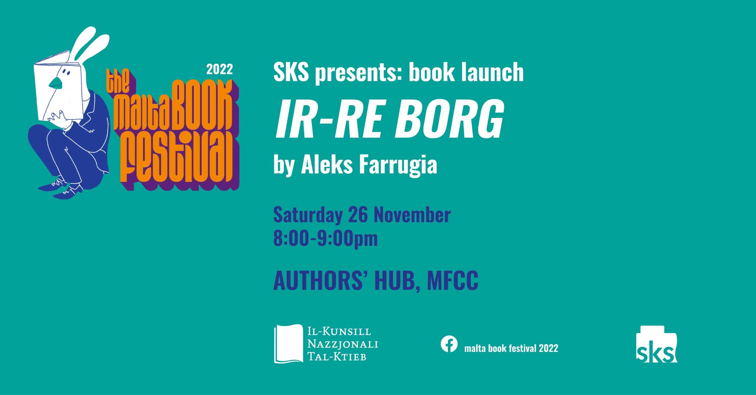 Tnedija ta’ ktieb: &#8216;Ir-Re Borg&#8217; ta’ Aleks Farrugia- SKS &#8211; Authors’ Hub (MT)