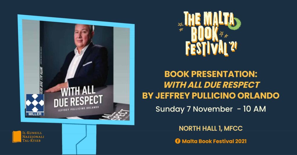 IKKANĊELLAT &#8211; &#8216;WITH ALL DUE RESPECT&#8217; TA’ JEFFREY PULLICINO ORLANDO &#8211; MILLER