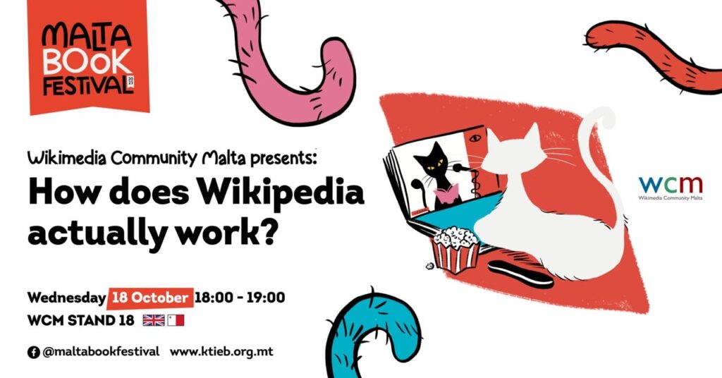How does Wikipedia actually work? &#8211; Wikimedia Community Malta (WCM) &#8211; WCM Stand  /
