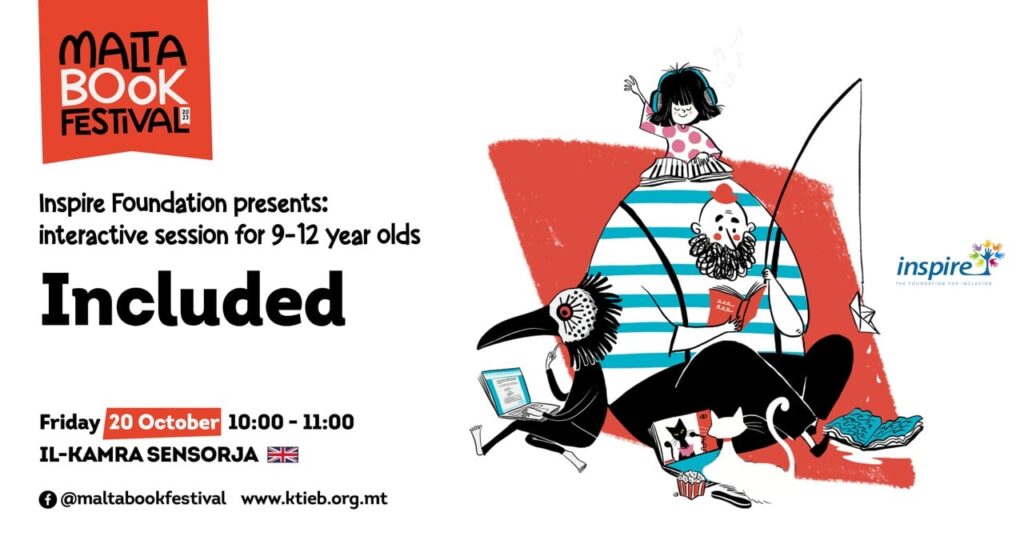 Included &#8211; interactive session (9-12 year olds) – Inspire Foundation – Il-Kamra Sensorja