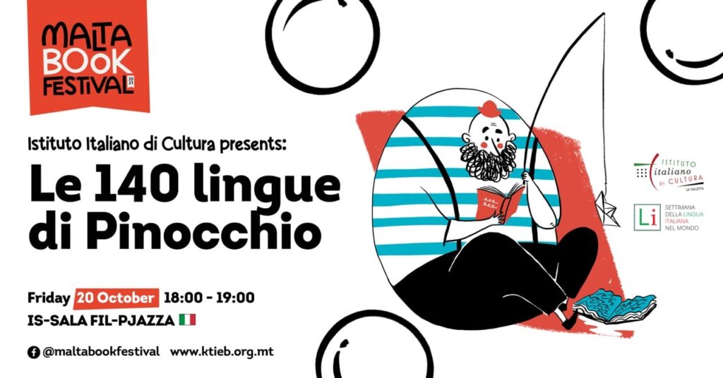 140 languages for Pinocchio &#8211; Istituto Italiano di Cultura &#8211; Is-Sala fil-Pjazza