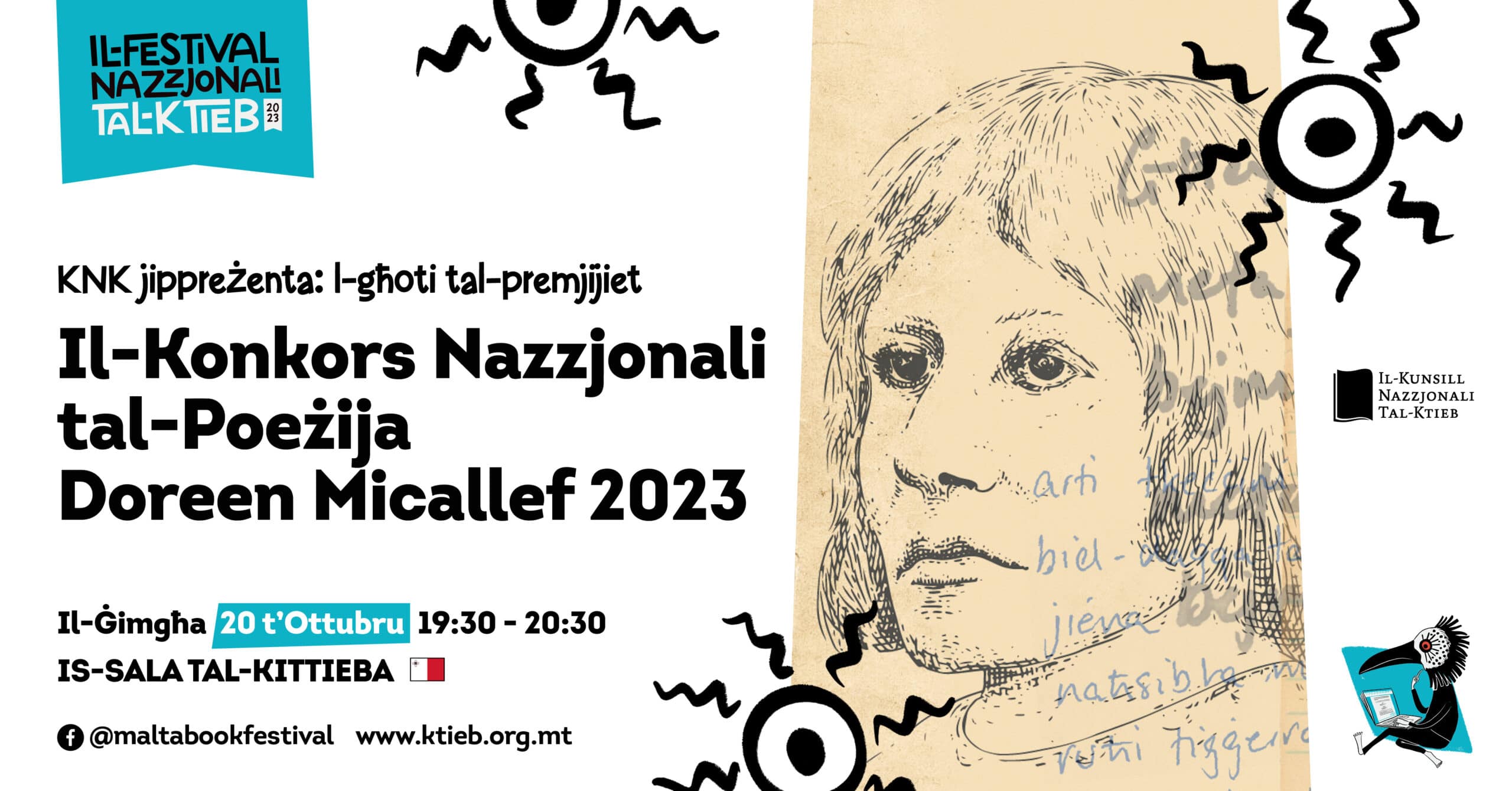 Awards Ceremony: The 2023 Doreen Micallef National Poetry Contest &#8211; NBC &#8211; Is-Sala tal-Kittieba