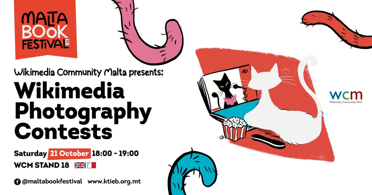 Info sessions about Wikimedia photography contests &#8211; Wikimedia Community Malta (WCM) &#8211; WCM Stand  /
