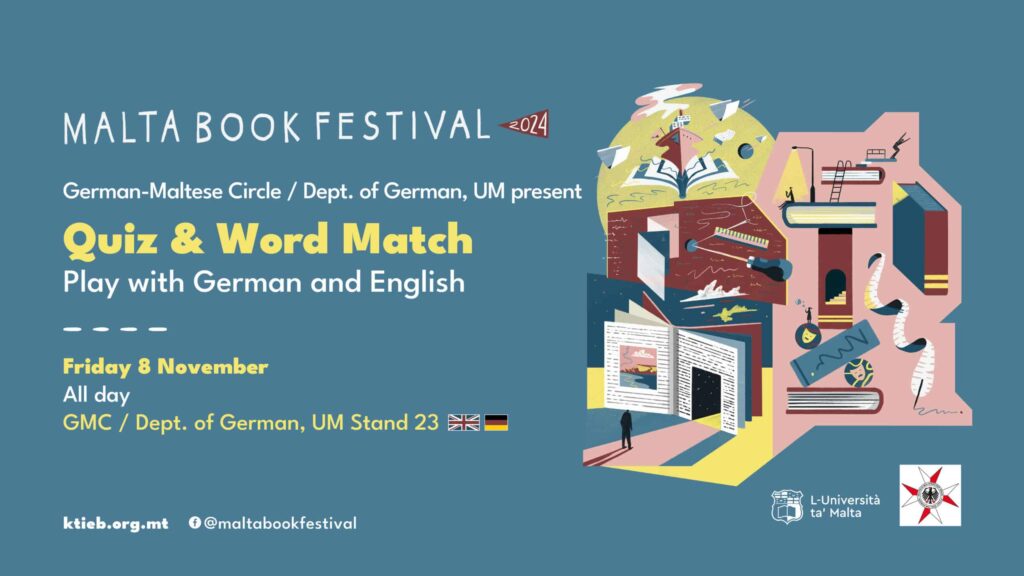 Quiz &#038; Word Match – German-Maltese Circle / Dept. of German, UM – GMC / Dept. of German, UM Stand 23