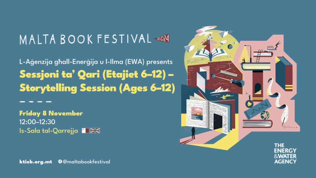 Storytelling Session (Ages 6–12) – Energy and Water Agency (EWA) – Is-Sala tal-Qarrejja  /