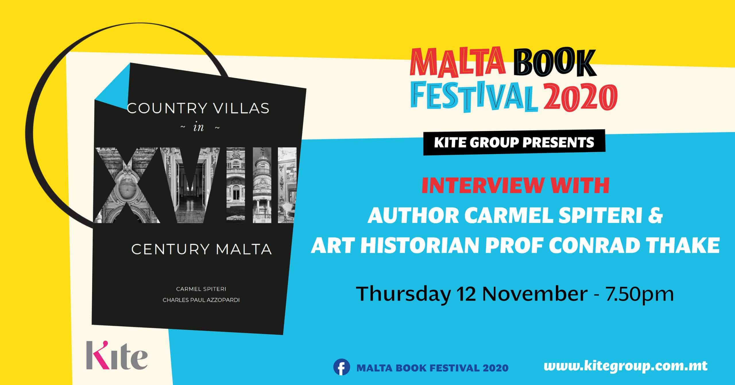 Tnedija ta&#8217; ‘Country Villas in XVIII Century Malta’ &#8211; Kite Group