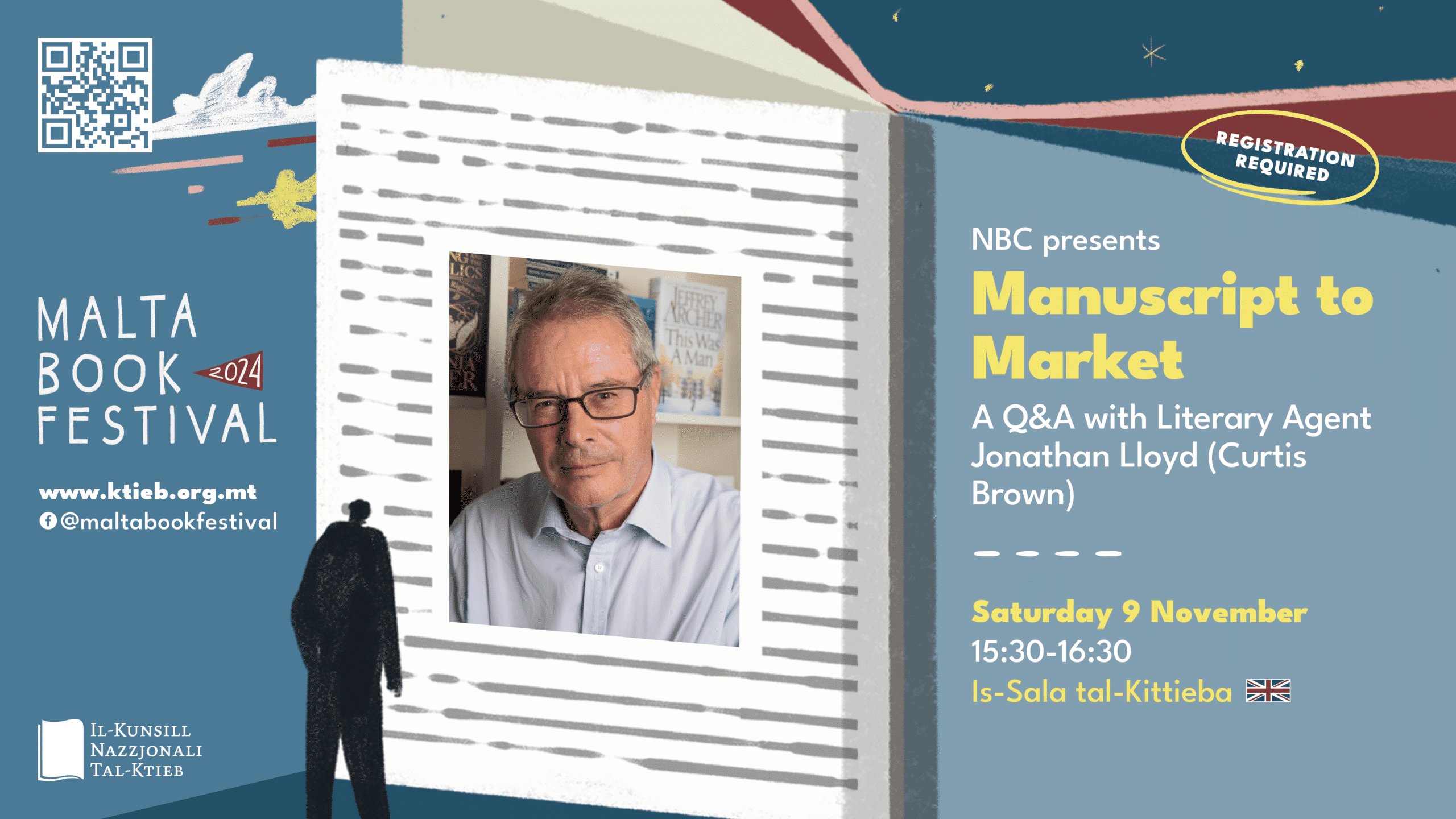 Manuscript to Market: A Q&#038;A with Literary agent Jonathan Lloyd from Curtis Brown &#8211; NBC &#8211; Is-Sala tal-Kittieba