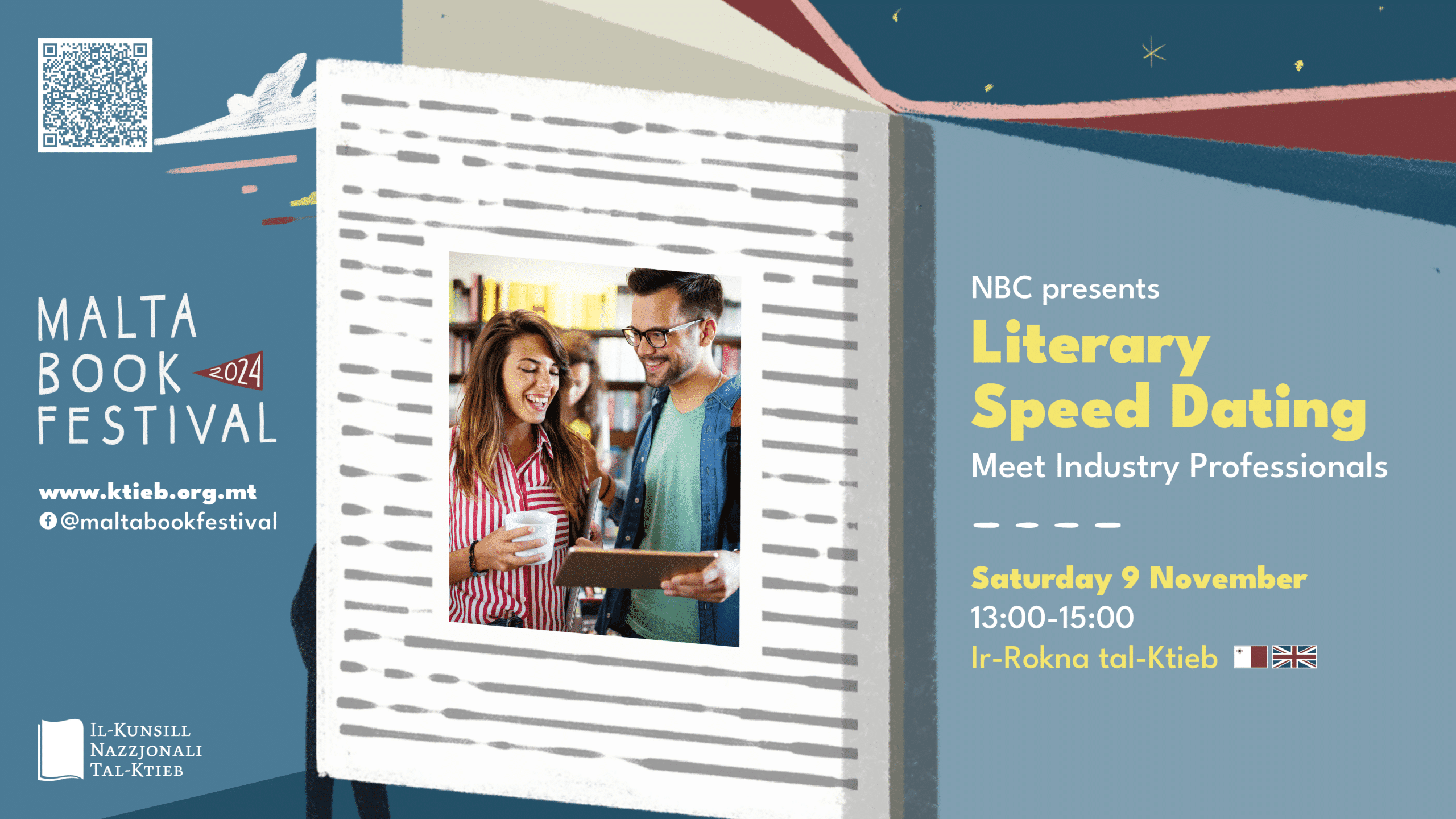 Literary Speed Dating – NBC – Ir-Rokna tal-Ktieb  /