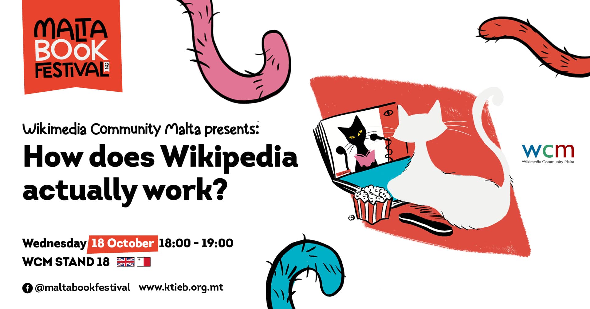 Kif taħdem il-Wikipedija? &#8211; Wikimedia Community Malta (WCM) &#8211; L-Istand ta’ WCM Stand  /