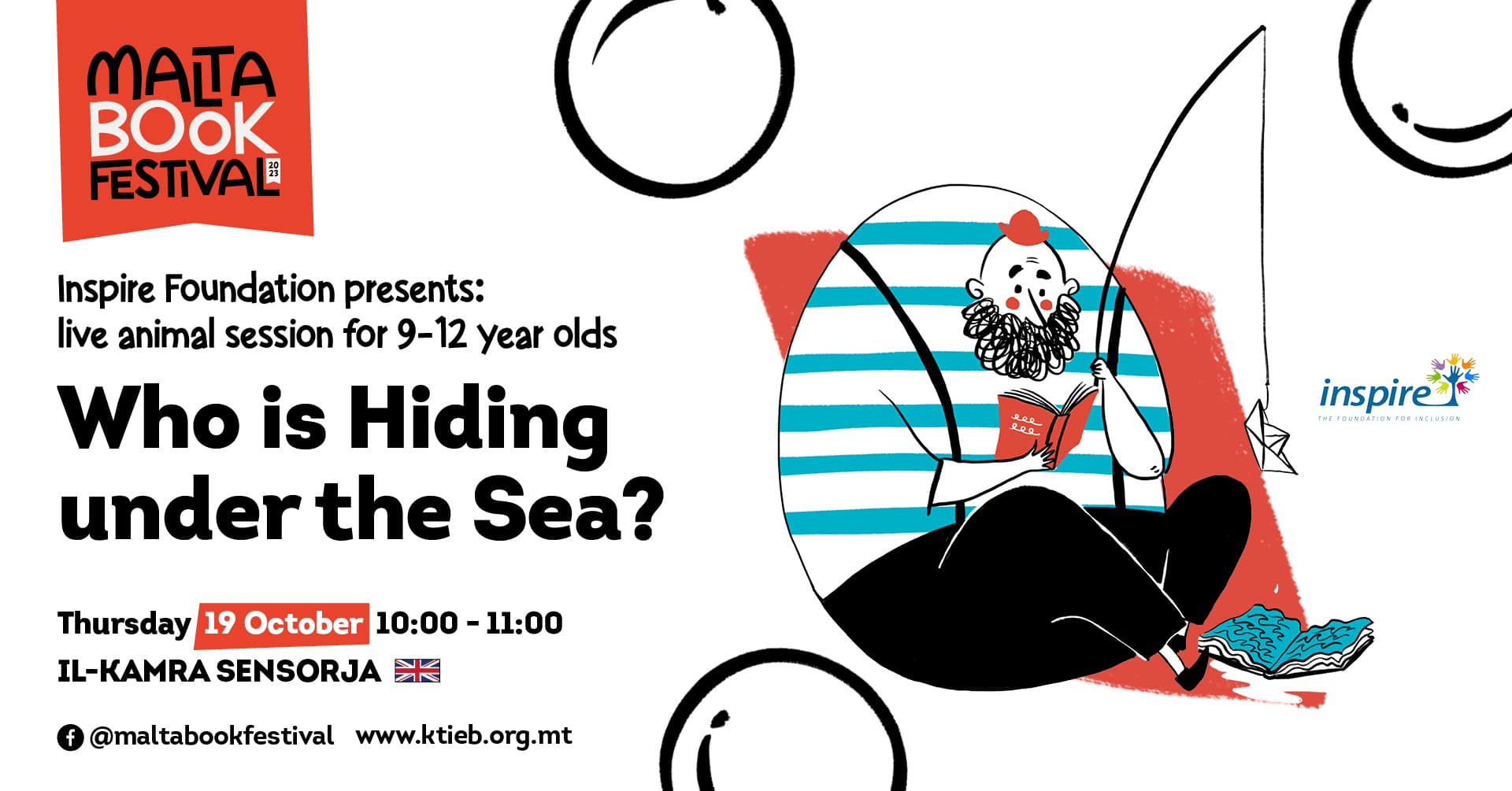 Who is Hiding under the Sea? (9-12 snin) – Fondazzjoni Inspire – Il-Kamra Sensorja