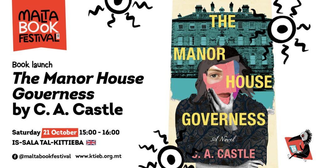 Tnedija ta’ ktieb: &#8216;The Manor House Governess&#8217; (Black and White, Bonnier Books) &#8211; rumanz ta’ C.A. Castle &#8211; Is-Sala tal-Kittieba