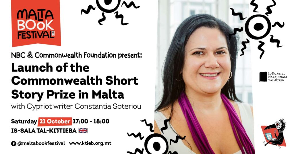 Tnedija tal-Commonwealth Short Story Prize f’Malta, mal-kittieba Constantia Soteriou &#8211; KNK &#038; Commonwealth Foundation &#8211; Is-Sala tal-Kittieba