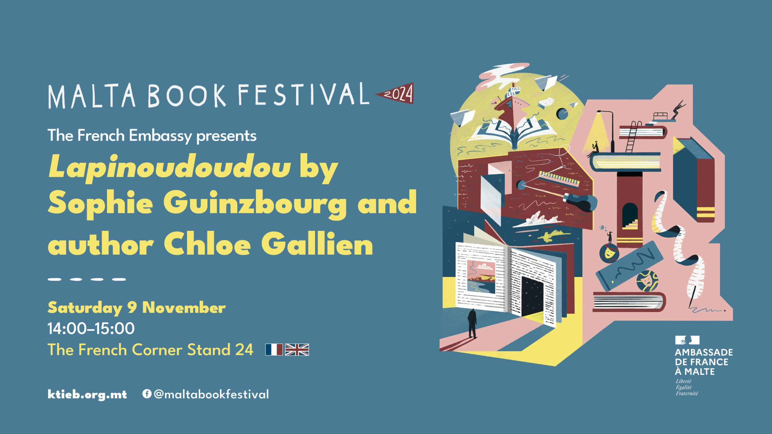 French Children’s Book Signing: &#8216;Lapinoudoudou&#8217; – The French Embassy &#8211; The French Corner Stand 24  /