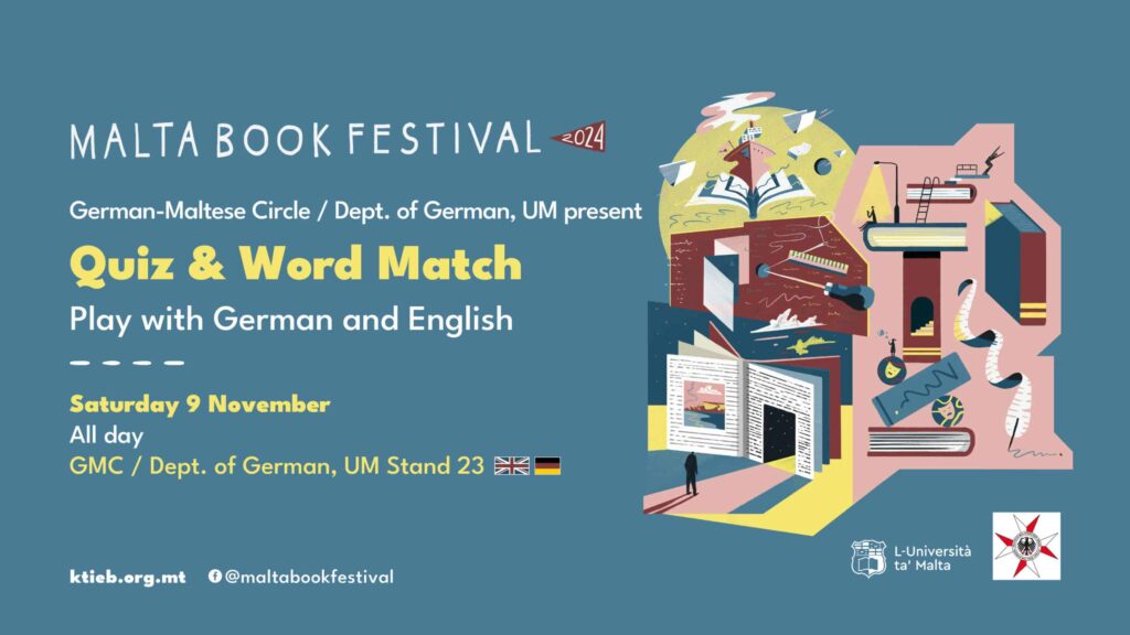 Quiz &#038; Word Match – German-Maltese Circle / Dept. of German, UM – GMC / Dept. of German, UM Stand 23