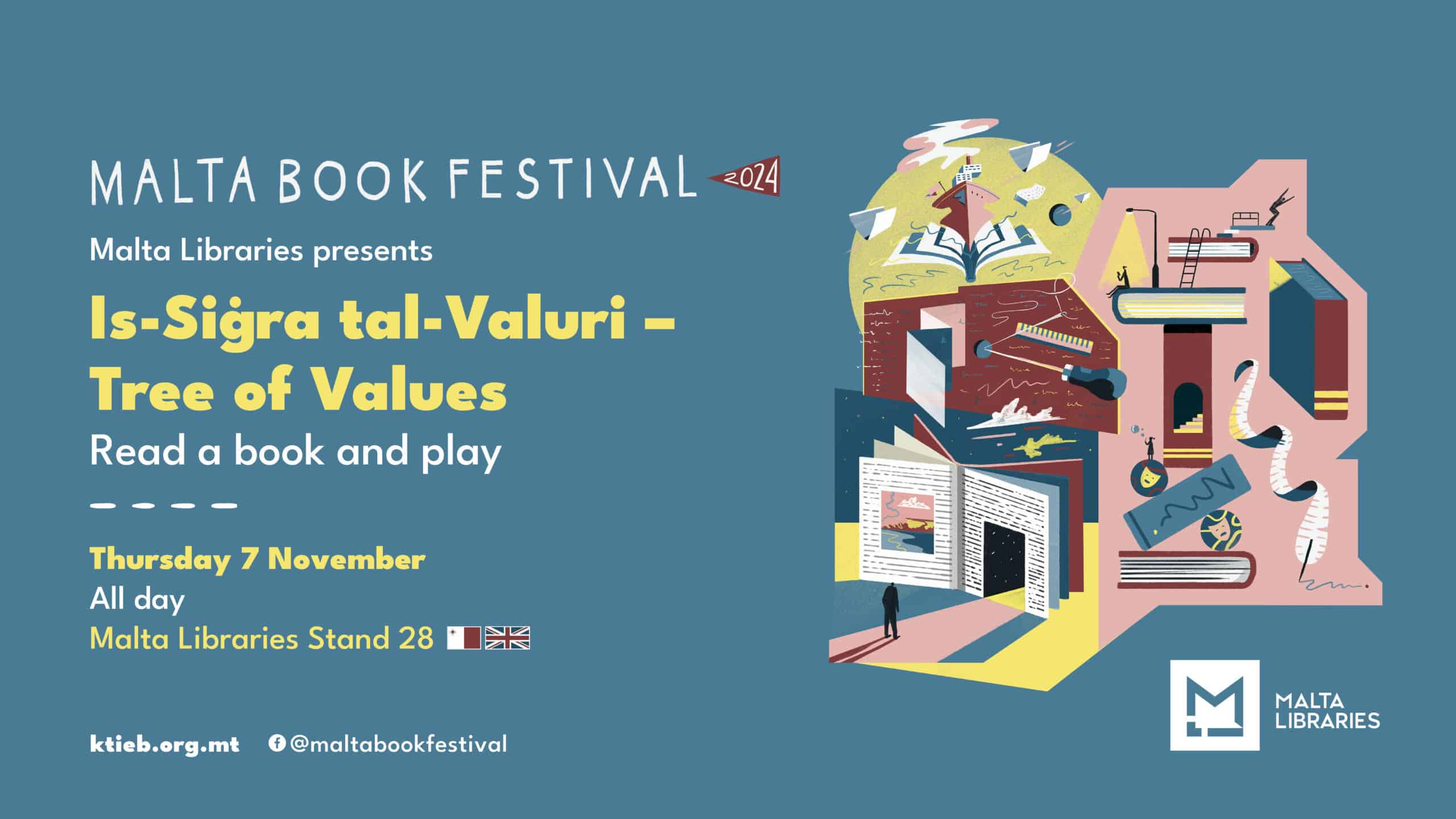 Tree of Values – Malta Libraries – Malta Libraries Stand 28  /