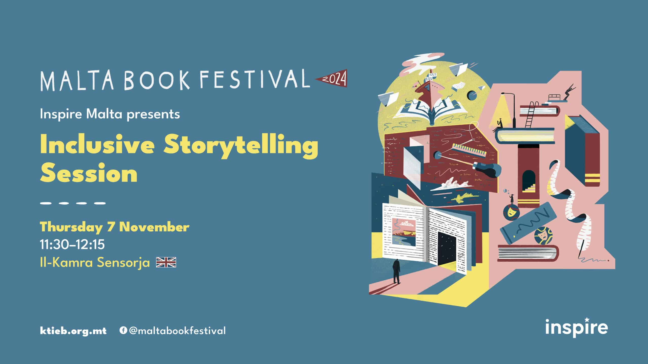 Inclusive Storytelling Session – Inspire Malta – Il-Kamra Sensorja