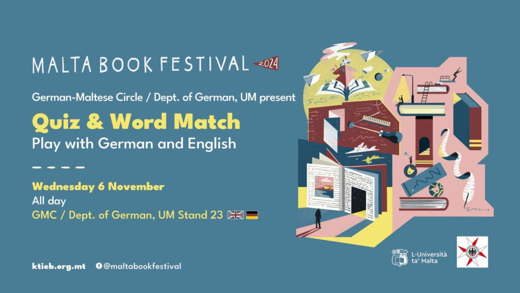 Quiz &#038; Word Match – German-Maltese Circle / Dept. of German, UM – GMC / Dept. of German, UM Stand 23