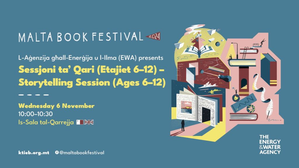 Storytelling Session (Ages 6–12) – Energy and Water Agency (EWA) – Is-Sala tal-Qarrejja  /