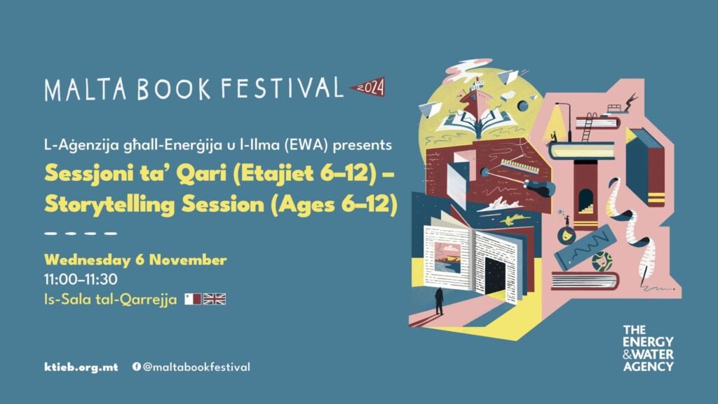 Storytelling Session (Ages 6–12) – Energy and Water Agency (EWA) – Is-Sala tal-Qarrejja  /