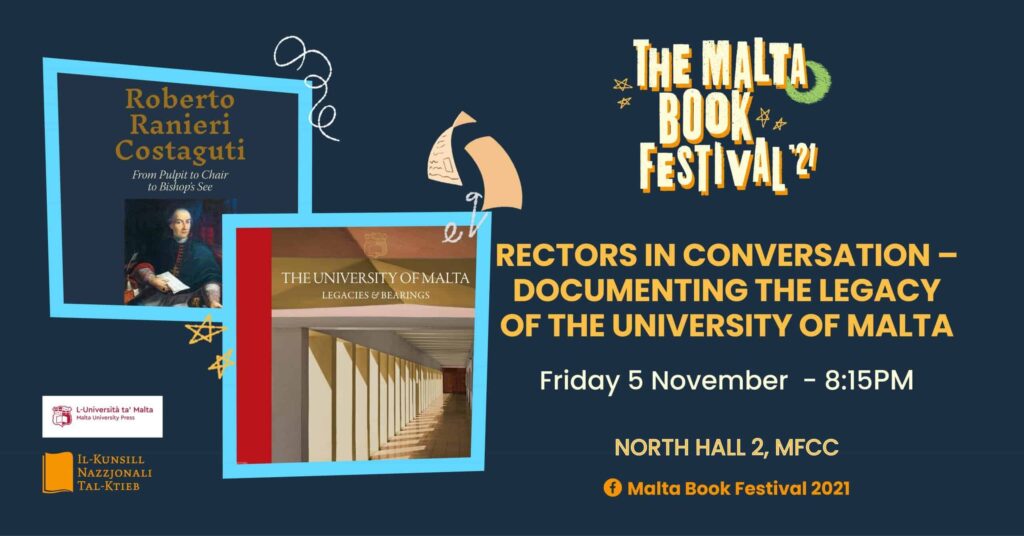 RECTORS IN CONVERSATION – DOCUMENTING THE LEGACY OF THE UOM &#8211; MALTA UNIVERSITY PRESS