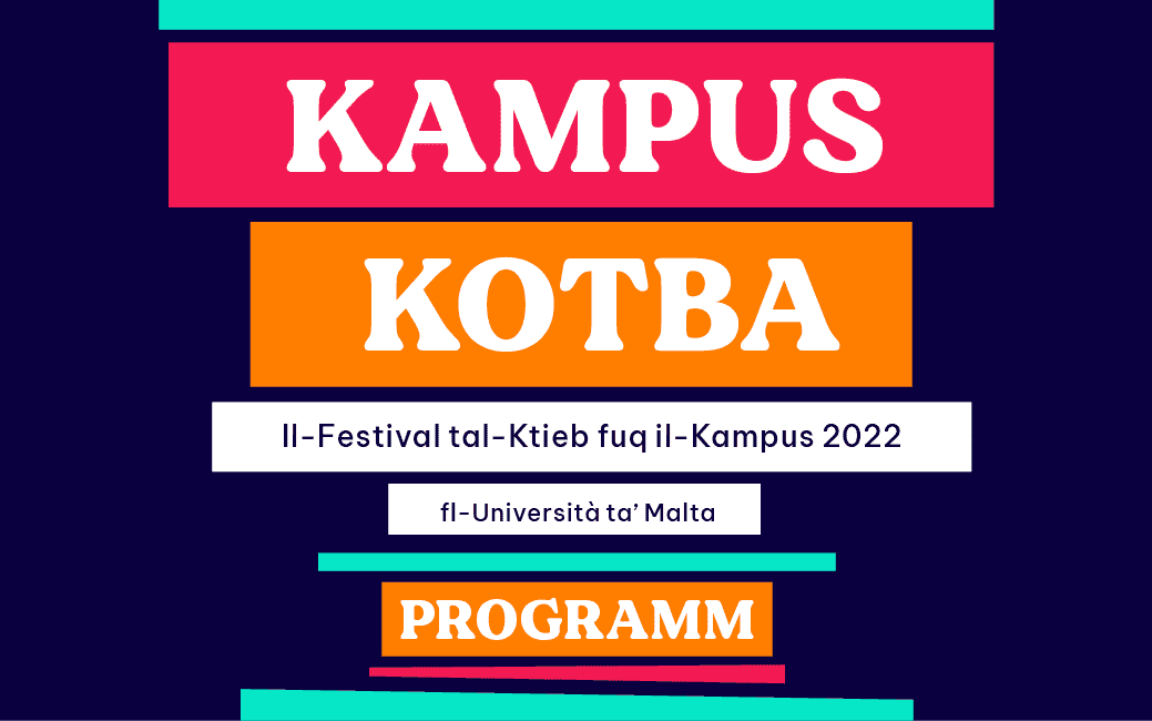 Image of Kampus Kotba 2022: The Events Programme