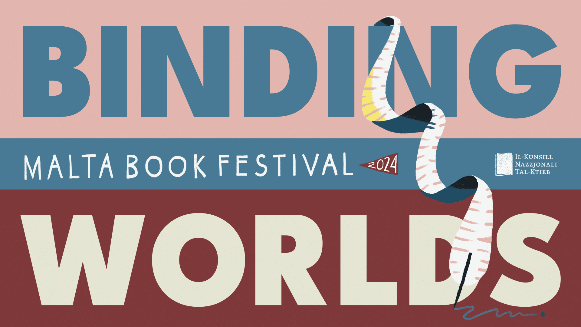 Image of ‘Binding Worlds’ at the Malta Book Festival 2024