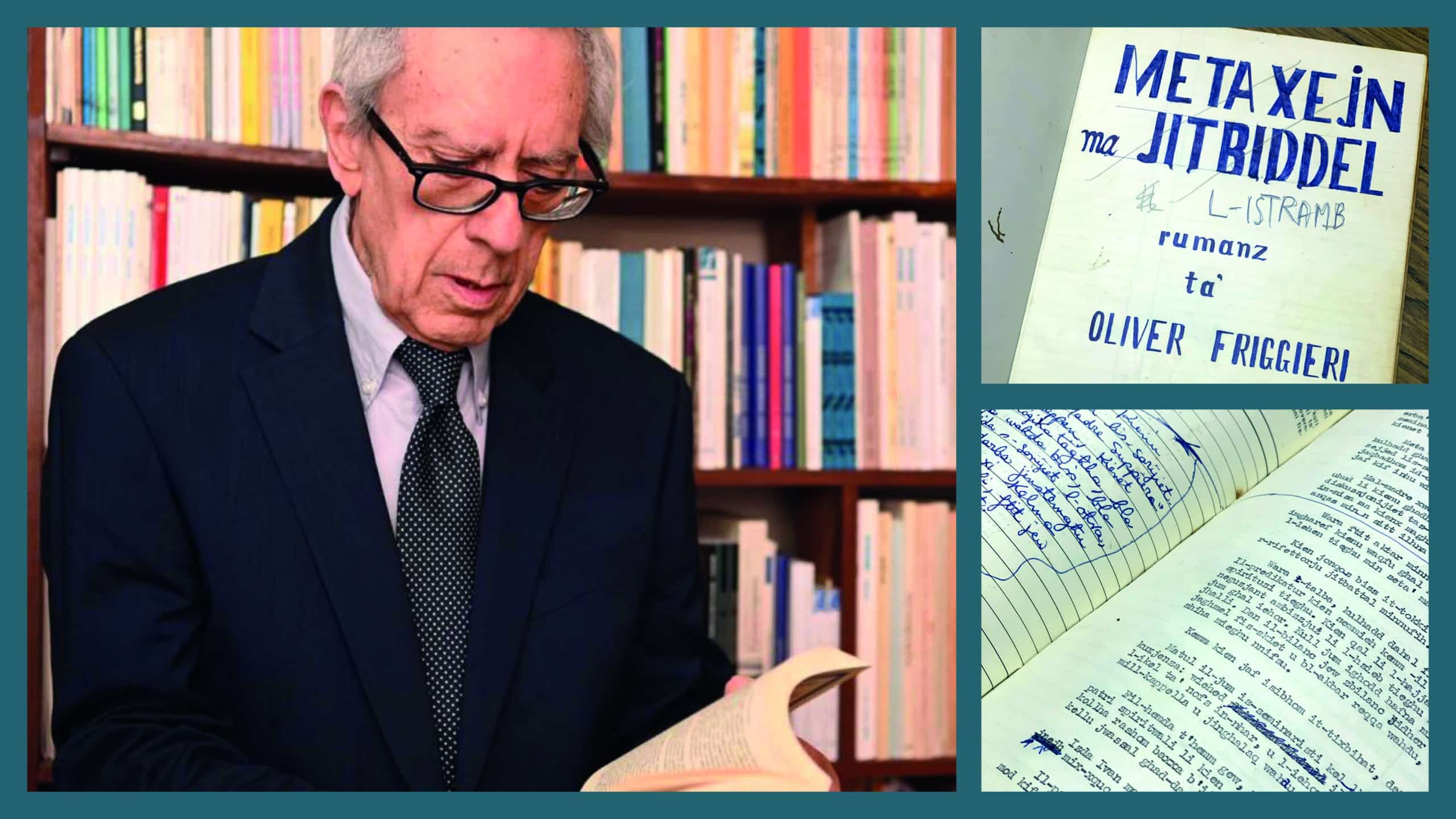 Image of The National Book Council extends condolences on the passing of Prof. Oliver Friggieri