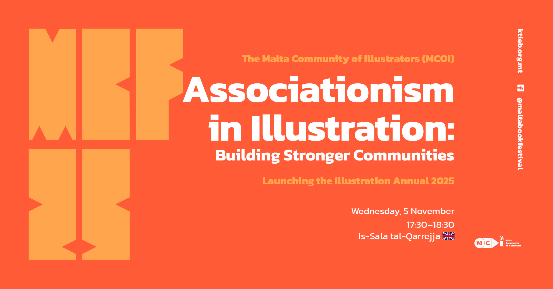 Associationism in Illustration: Building Stronger Communities – Launching the Illustration Annual 2025  – MCOI – Is-Sala tal-Qarrejja 🇬🇧