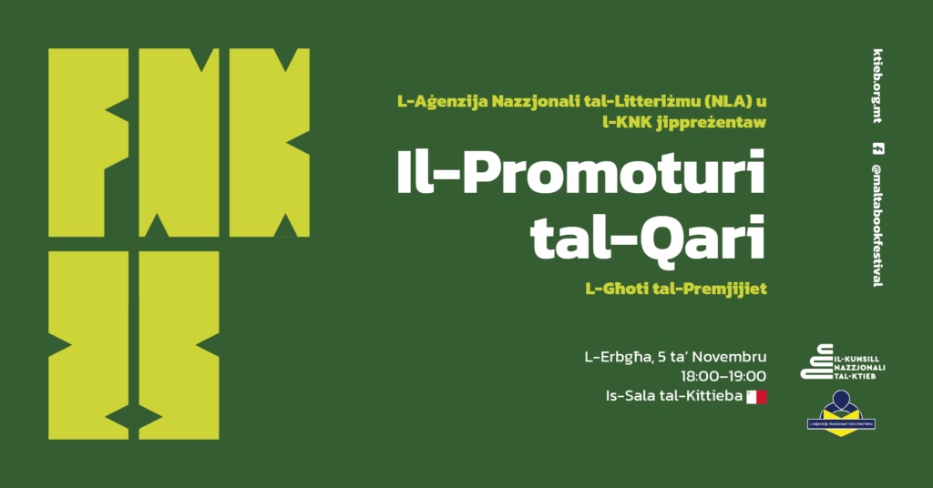 Il-Promoturi tal-Qari – L-Aġenzija Nazzjonali tal-Litteriżmu (NLA) u KNK – Is-Sala tal-Kittieba 🇲🇹