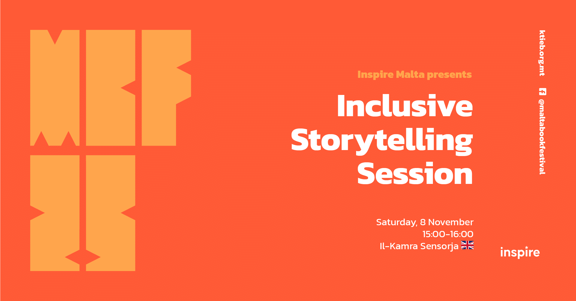 Inclusive Storytelling Session – Inspire Malta – Il-Kamra Sensorja 🇬🇧