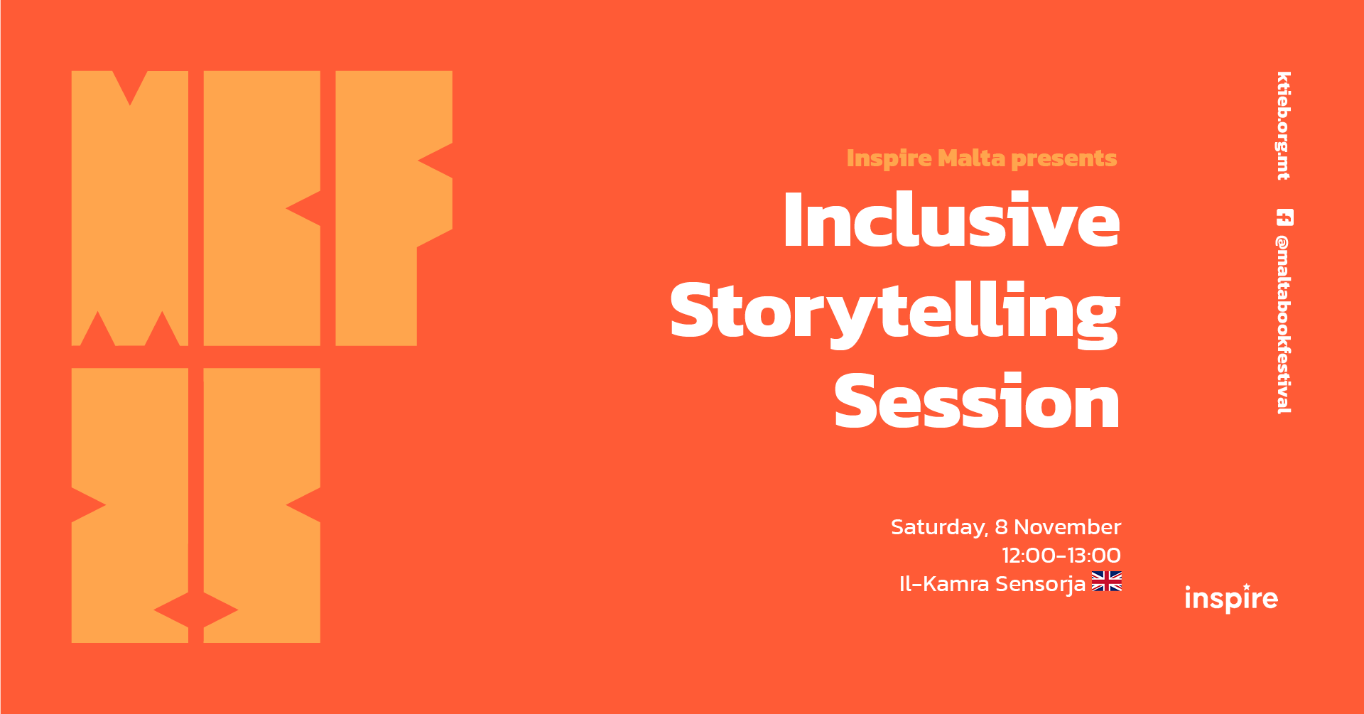 Inclusive Storytelling Session – Inspire Malta – Il-Kamra Sensorja 🇬🇧