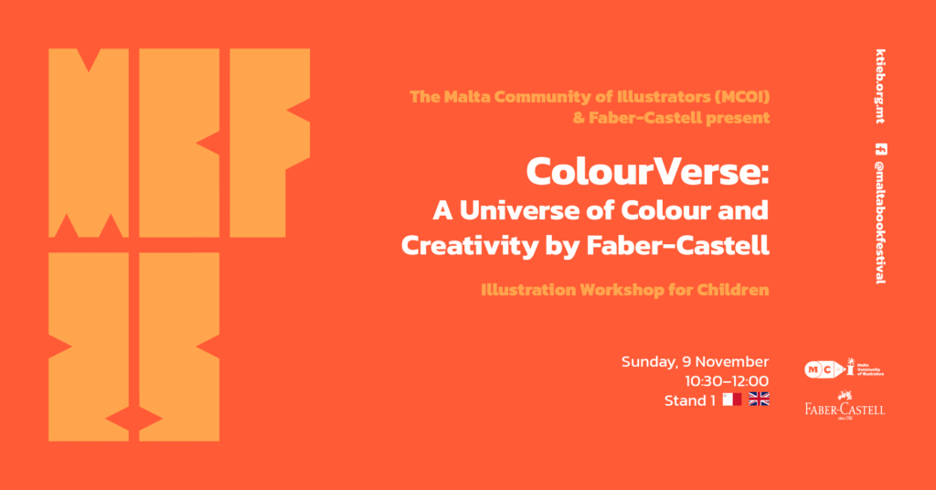 MT  – Malta Community of Illustrators (MCOI) u Faber-Castell – L-Istand 1 🇲🇹/🇬🇧