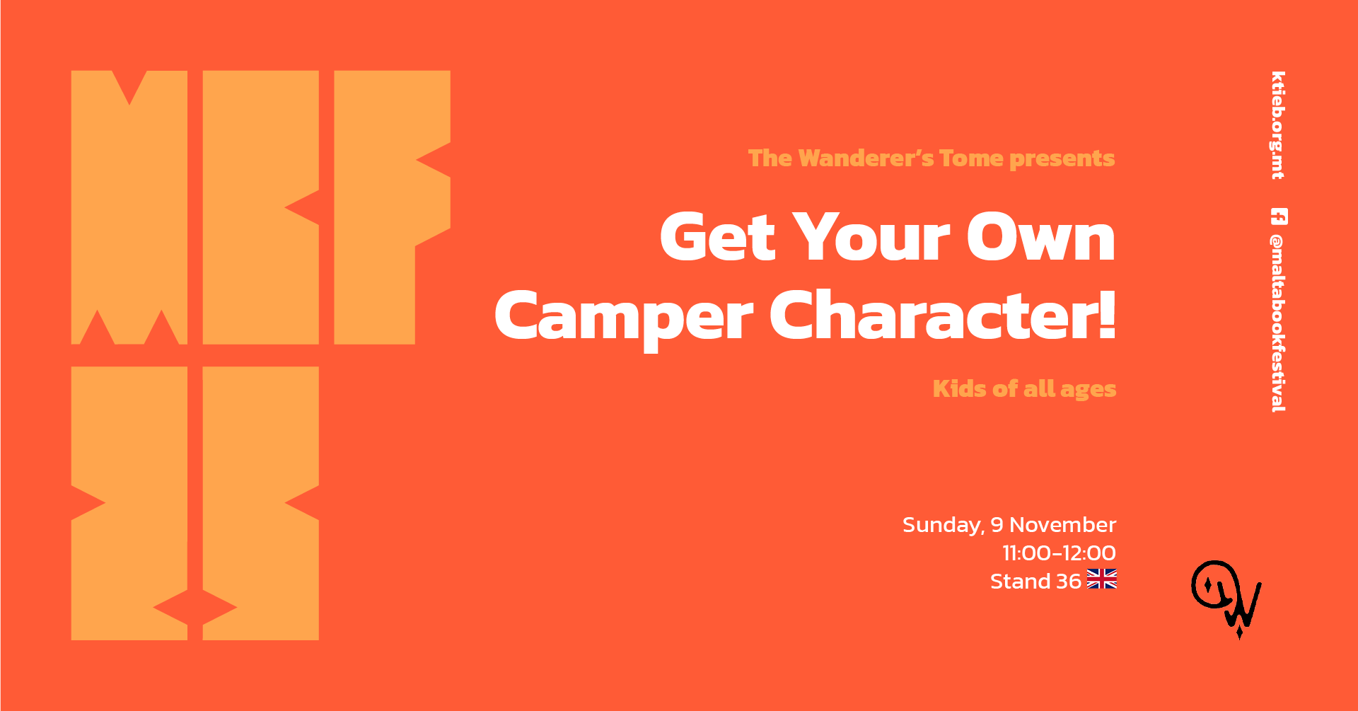 Oħloq il-Karattru Camper Tiegħek! (Tfal ta’ kull età) – The Wanderer’s Tome – L-Istand 36 🇬🇧