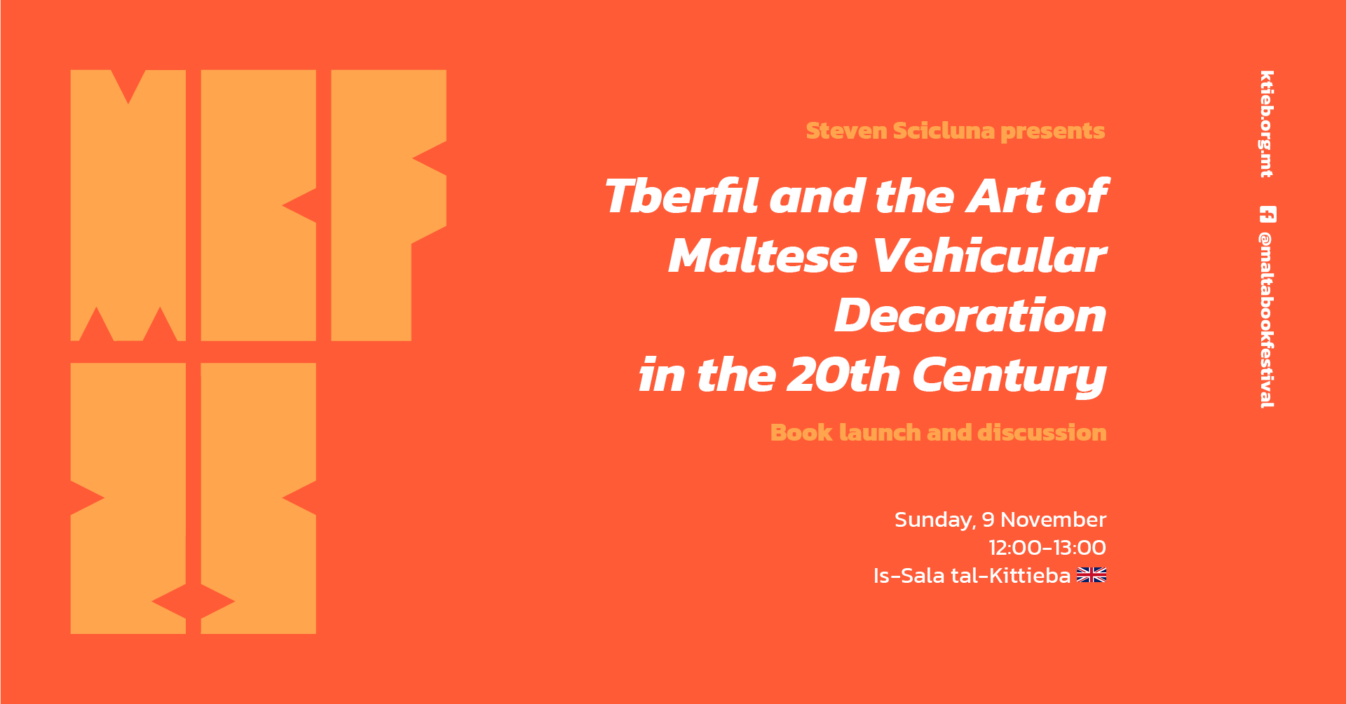 Tberfil and the Art of Maltese Vehicular Decoration in the 20th Century: Book launch and discussion – Steven Scicluna – Is-Sala tal-Kittieba 🇬🇧
