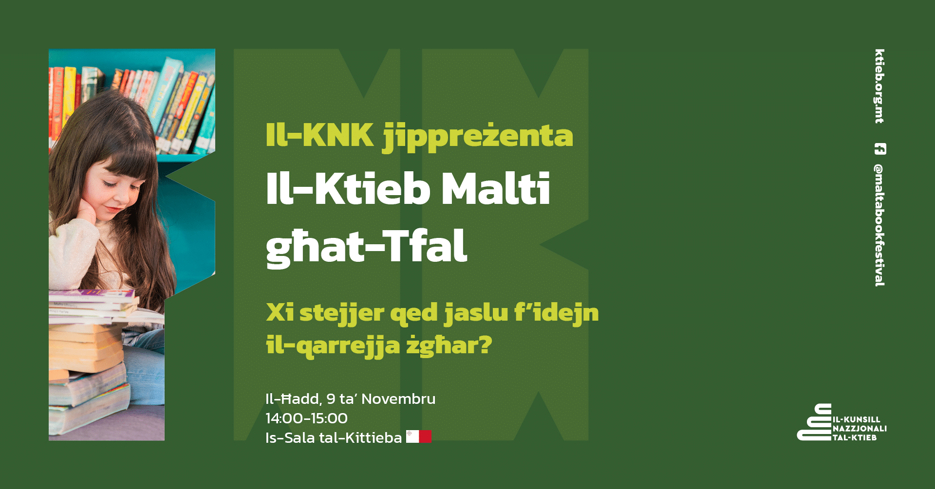 Il-Ktieb Malti għat-Tfal: Xi stejjer qed jaslu f’idejn il-qarrejja żgħar? – KNK – Is-Sala tal-Kittieba 🇲🇹