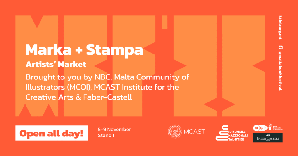 Marka+Stampa: Suq tal-Artisti – Malta Community of Illustrators (MCOI) – L-Istand 1