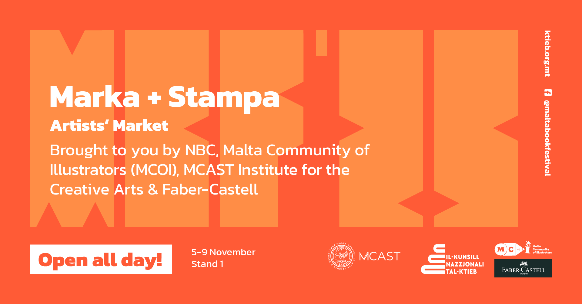 Marka+Stampa: Suq tal-Artisti – Malta Community of Illustrators (MCOI) – L-Istand 1