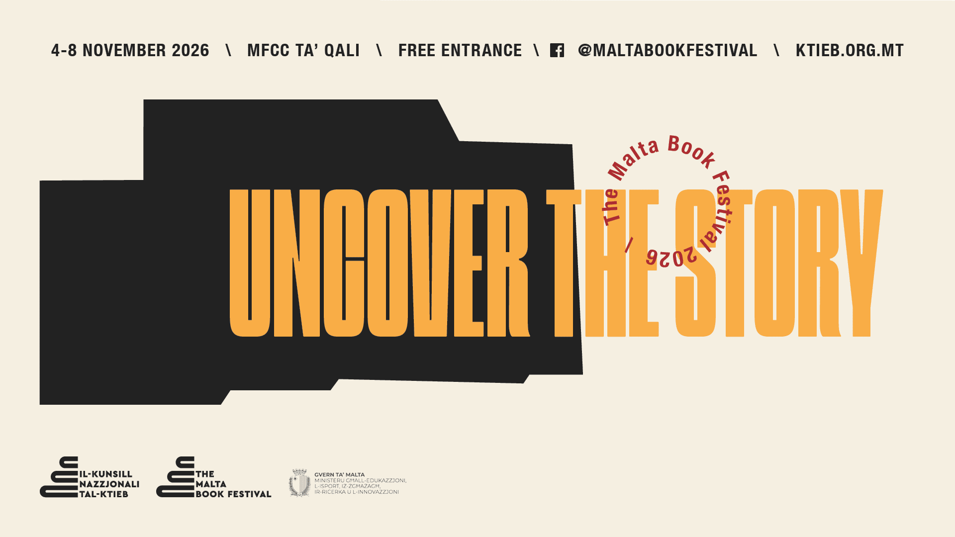 Uncover the Story at the Malta Book Festival! 