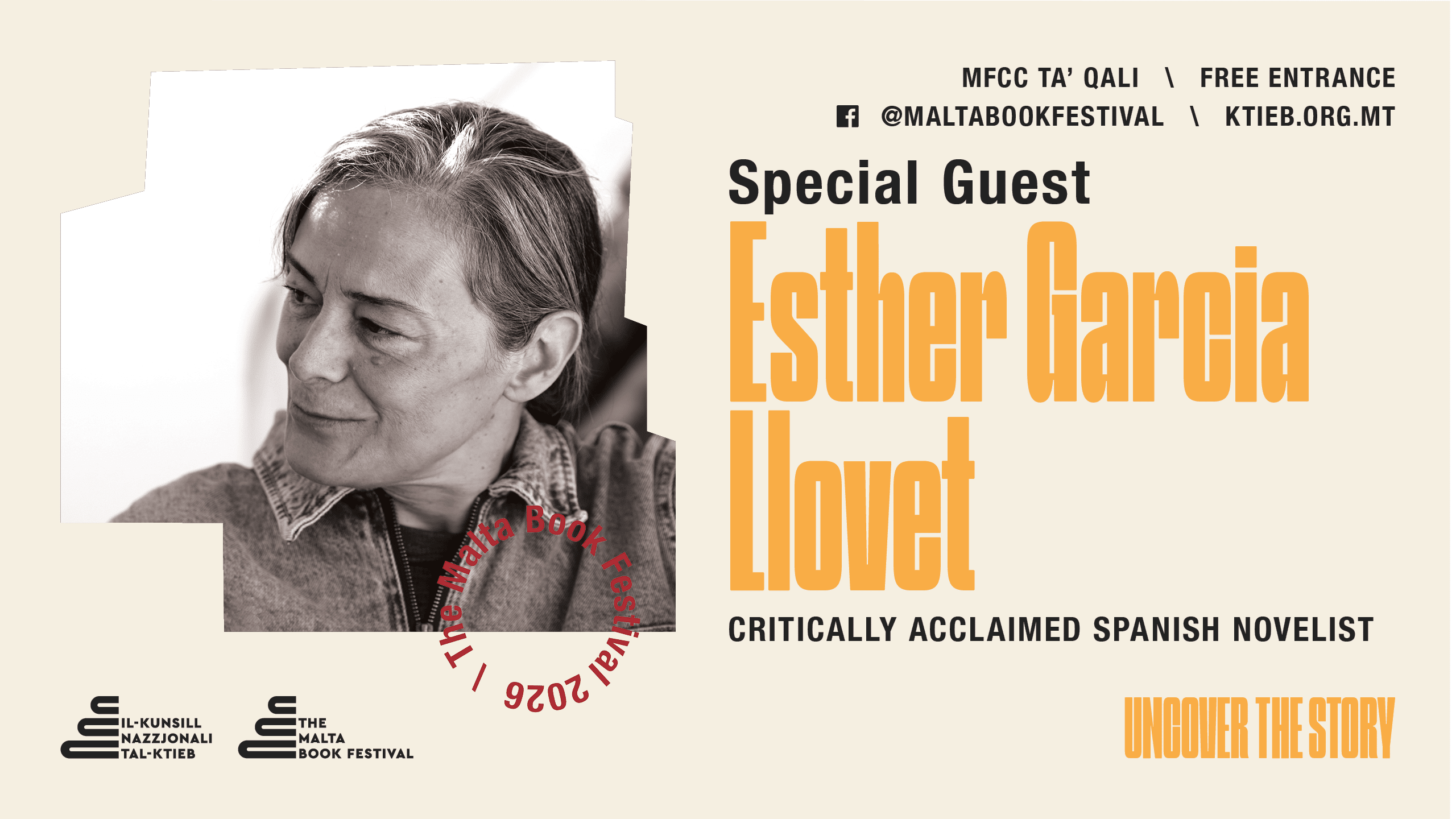 Image of Acclaimed Spanish Author Esther García Llovet will be a special guest at the Malta Book Festival 2026