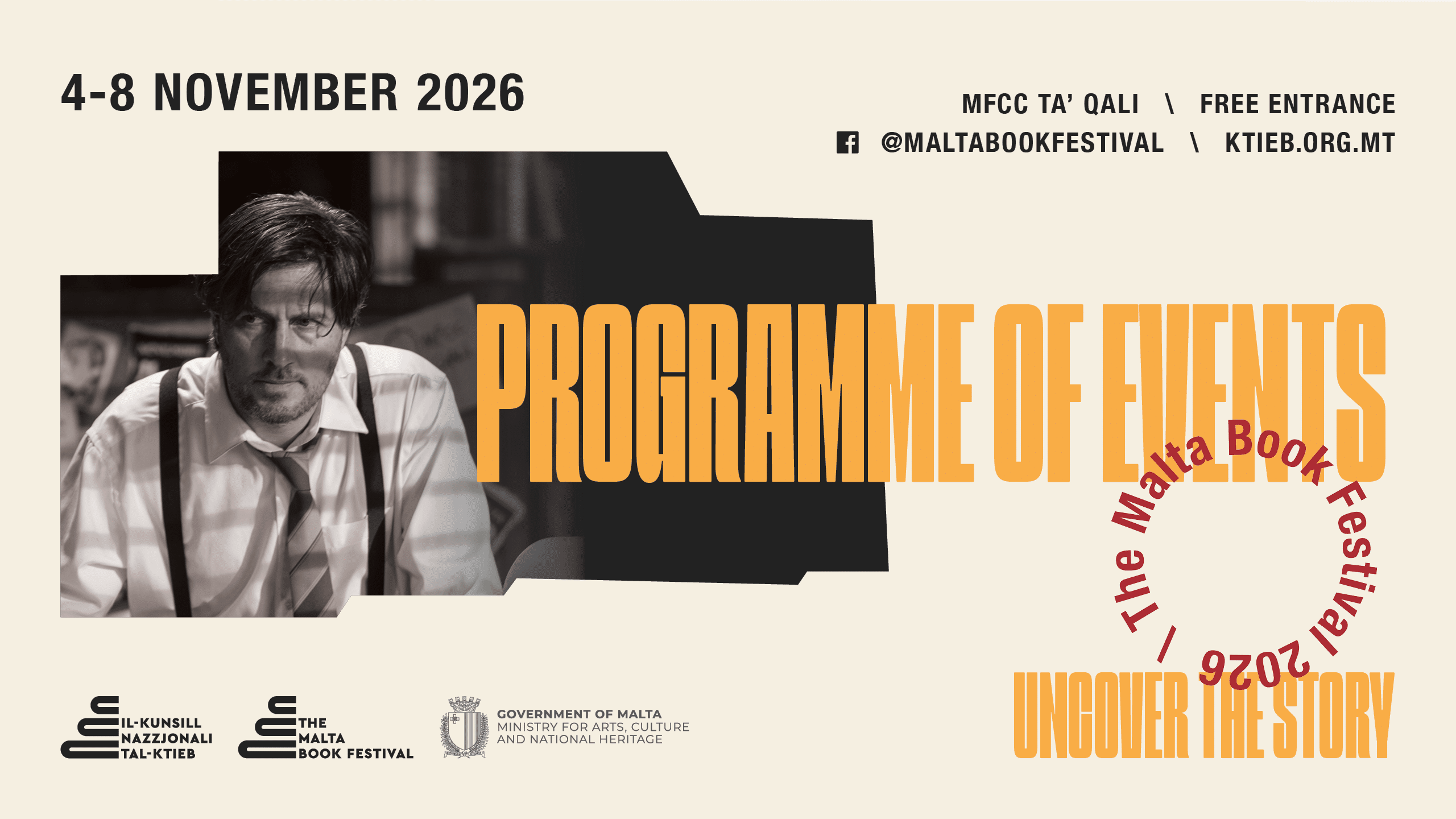 Follow the Clues and Uncover the Story: The Malta Book Festival Programme and Trailer are Now Out! 