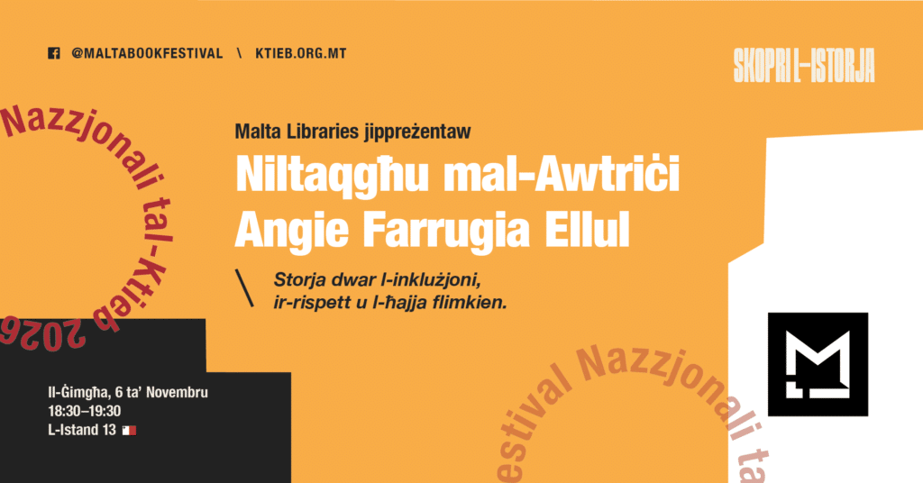 Meet the Author Angie Farrugia Ellul – Malta Libraries 🇲🇹