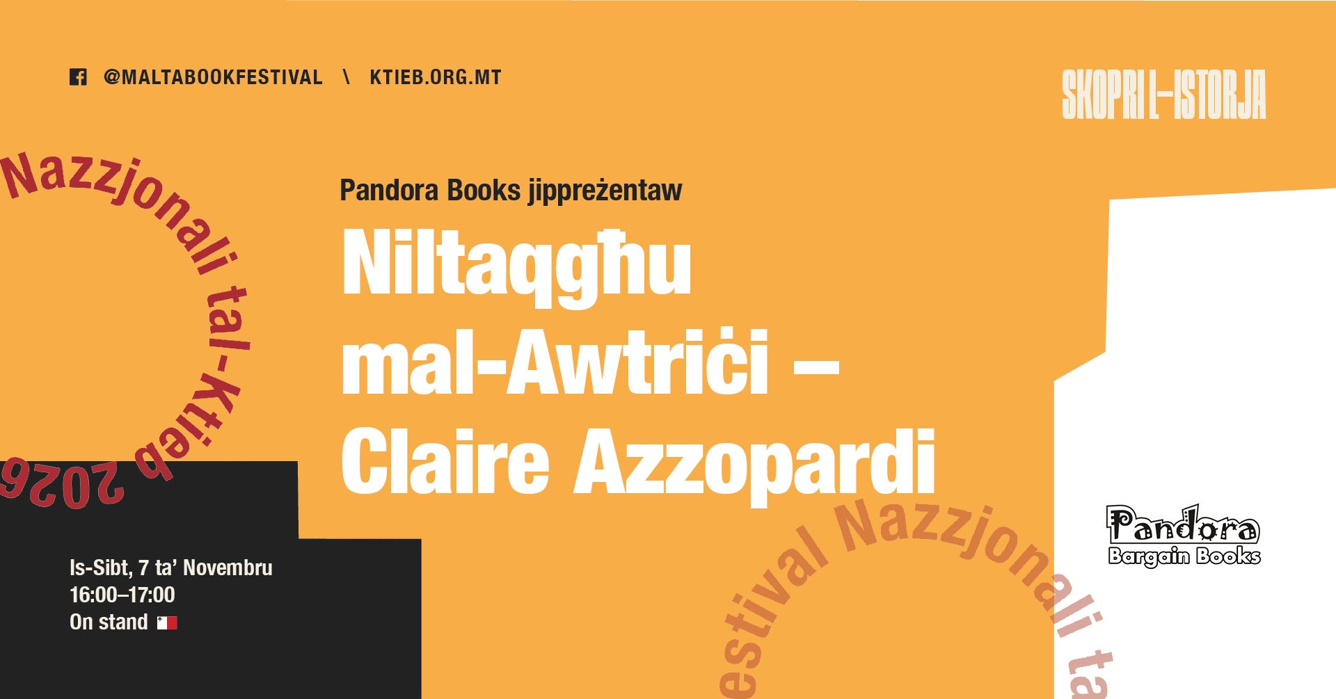 Meet the Author – Claire Azzopardi – Pandora Books 🇲🇹