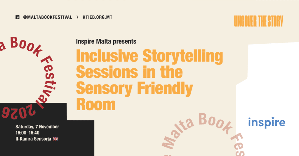 Sessjonijiet Inklussivi ta’ Rakkontar ta’ Stejjer fil-Kamra Sensorja – Inspire Malta 🇬🇧